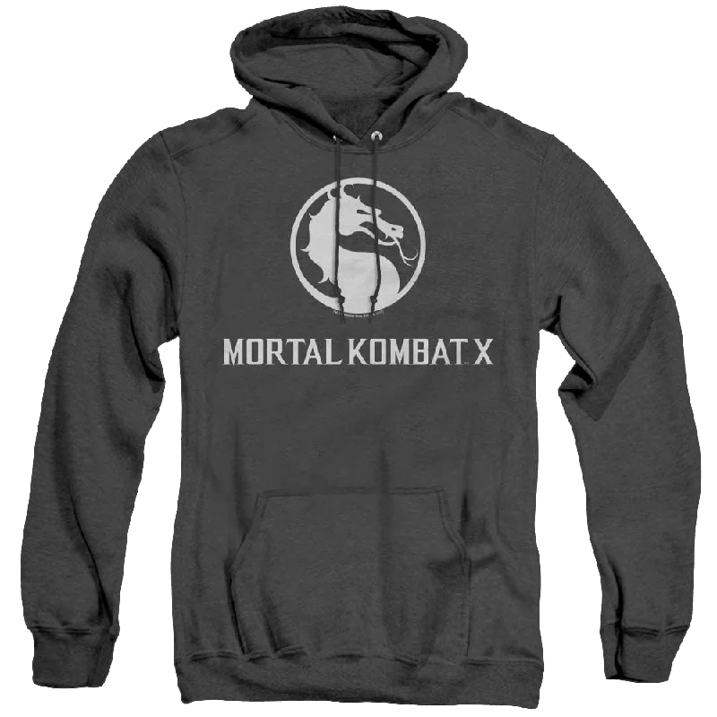 Mortal Kombat Dragon Logo - Heather Pullover Hoodie