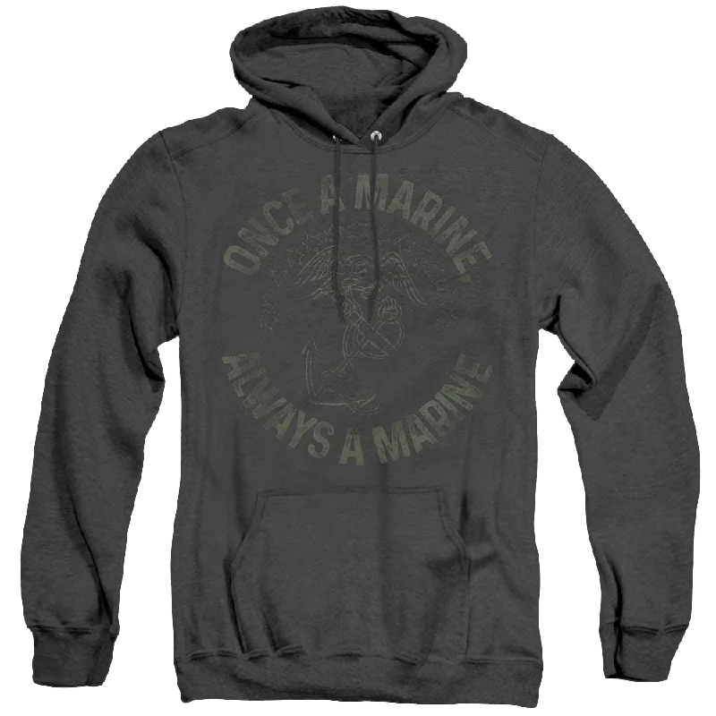 U.S. Marine Corps. Always A Marine - Heather Pullover Hoodie