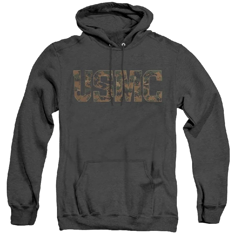 U.S. Marine Corps. Usmc Camo Fill - Heather Pullover Hoodie