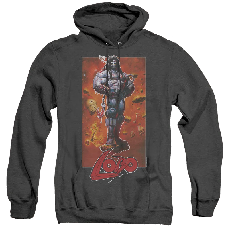 Lobo Lobo Pose - Heather Pullover Hoodie