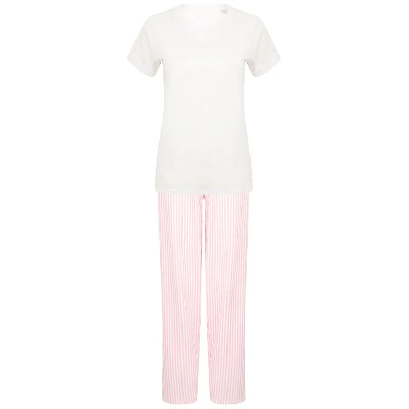 White-Pink-White Stripe