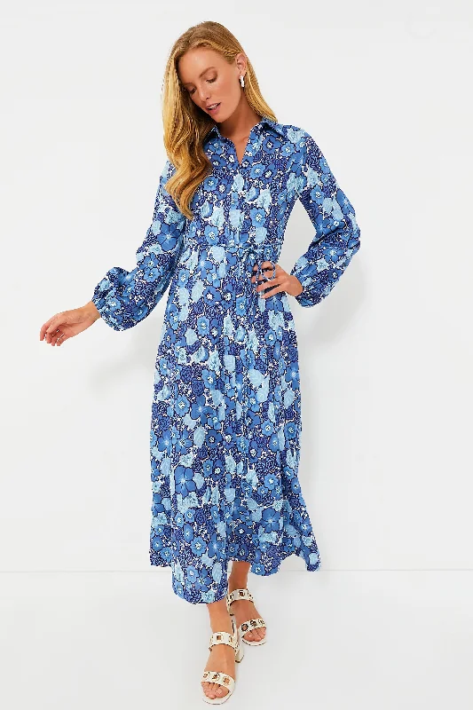 La Mira Floral Los Cinco Maxi Dress Tiered maxi dresses