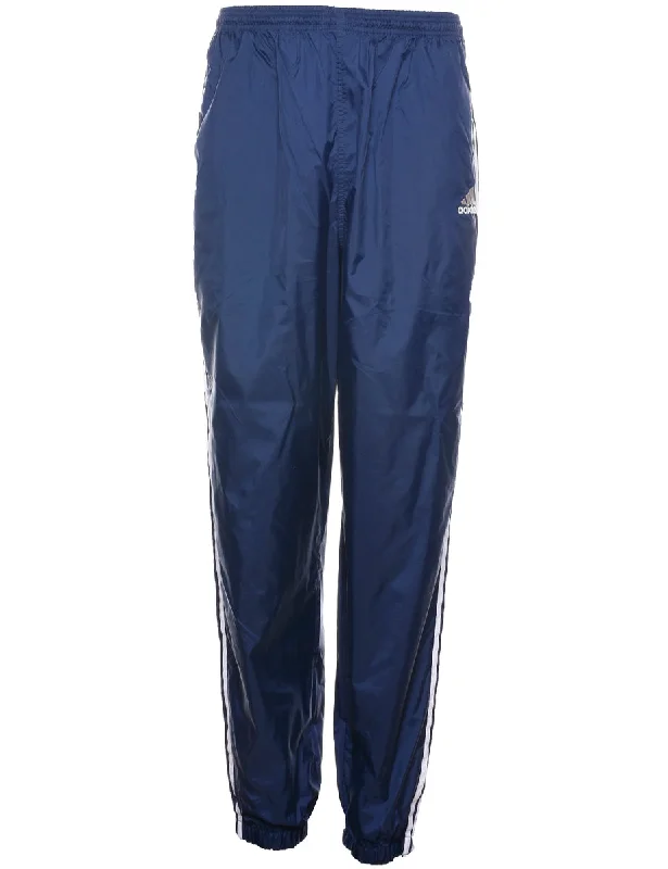 Adidas Navy & White Track Pants - W29 L32 Boho unclassified dresses